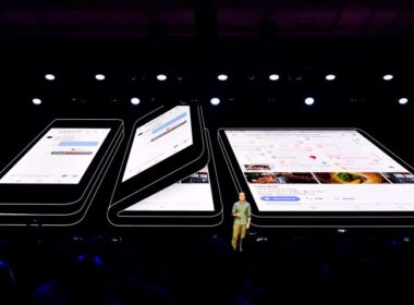 samsung foldable phone technology dezeen 2364 hero 1 852x479