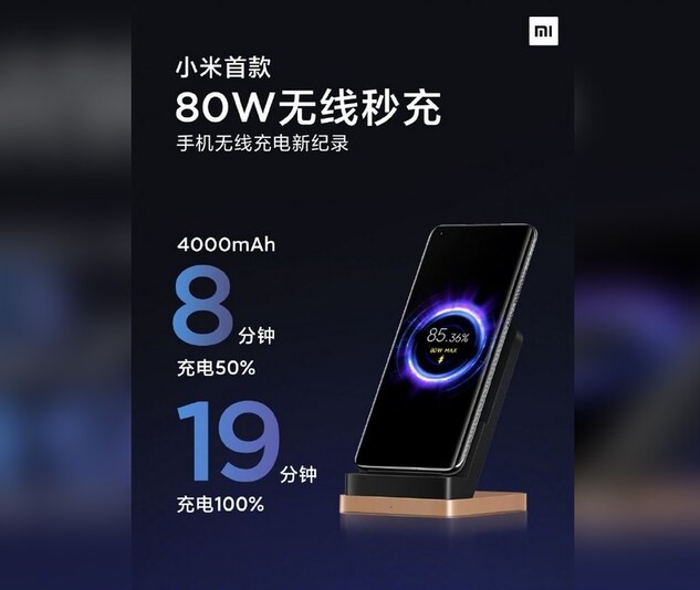Xiaomi 80W wireless Weibo 1603089892111