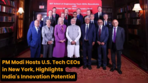 pm modi with Ceos
