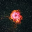 Astronomers Detect Rare Supernova Triggered by Black Hole, Thanks to AI System at UC Santa Cruz 6 red and black galaxy illustration