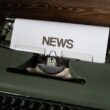 Five Al Jazeera Journalists Killed in Israeli Airstrike Near Gaza’s Al-Shifa Hospital on August 10, 2025 6 a close up of a typewriter with news paper on it