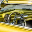 yellow and black car steering wheel