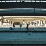 a group of people standing on top of a train platform