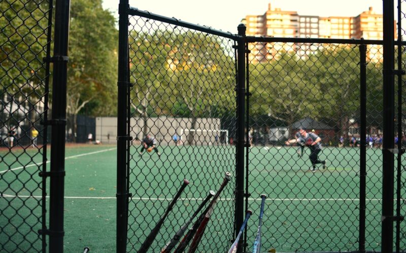 a group of people playing football