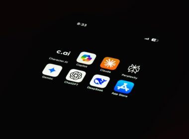 A close up of a cell phone with icons on it