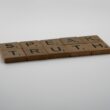brown wooden blocks on white surface