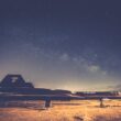 black U.S. Air Force jet plane parked on ground