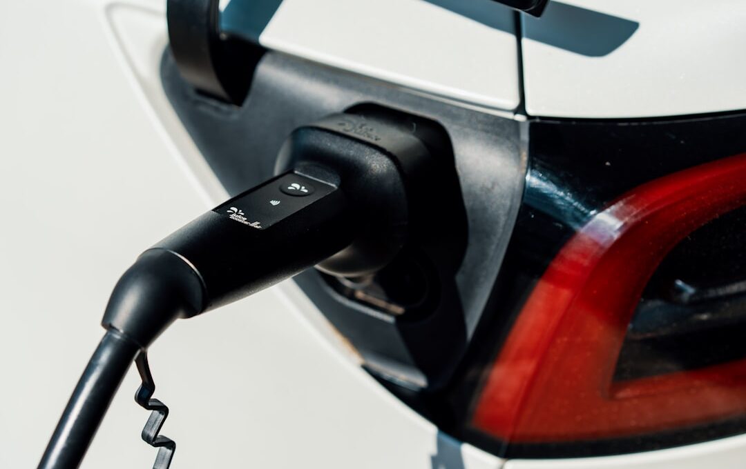 a close up of a car's fuel pump