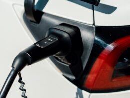 a close up of a car's fuel pump