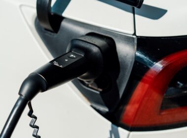 a close up of a car's fuel pump