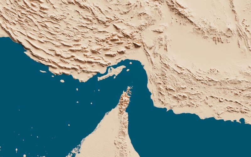 Strait of hormuz between iran and oman