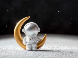 white and brown robot toy