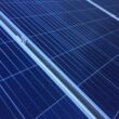 architectural photography of blue and white satellite panel