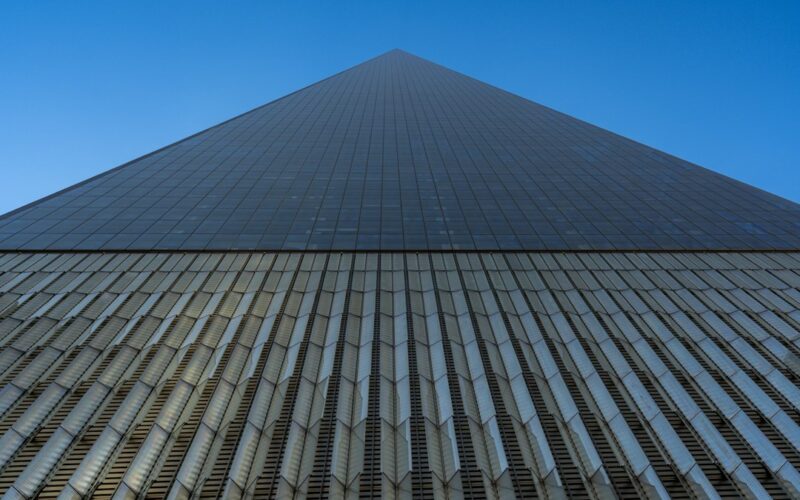 a very tall building with a lot of windows
