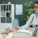 Doctor consulting with a patient in an office